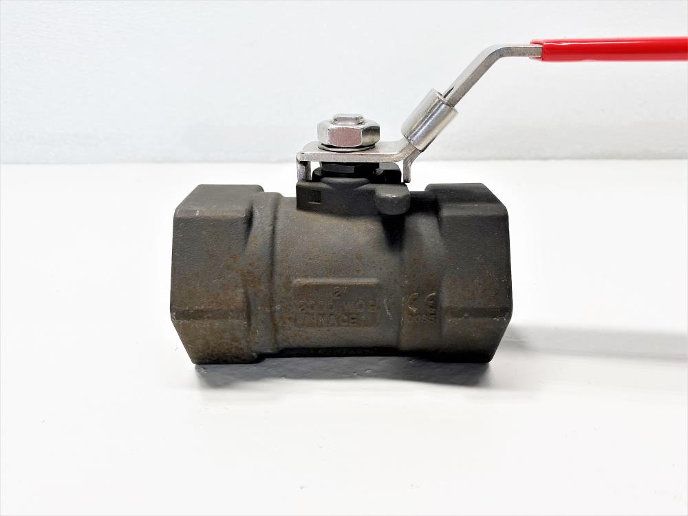 KF Controls 2" NPT WCB NACE Ball Valve, 2000 WOG